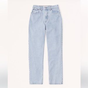 Abercrombie curve love ultra high rise 90s straight jean